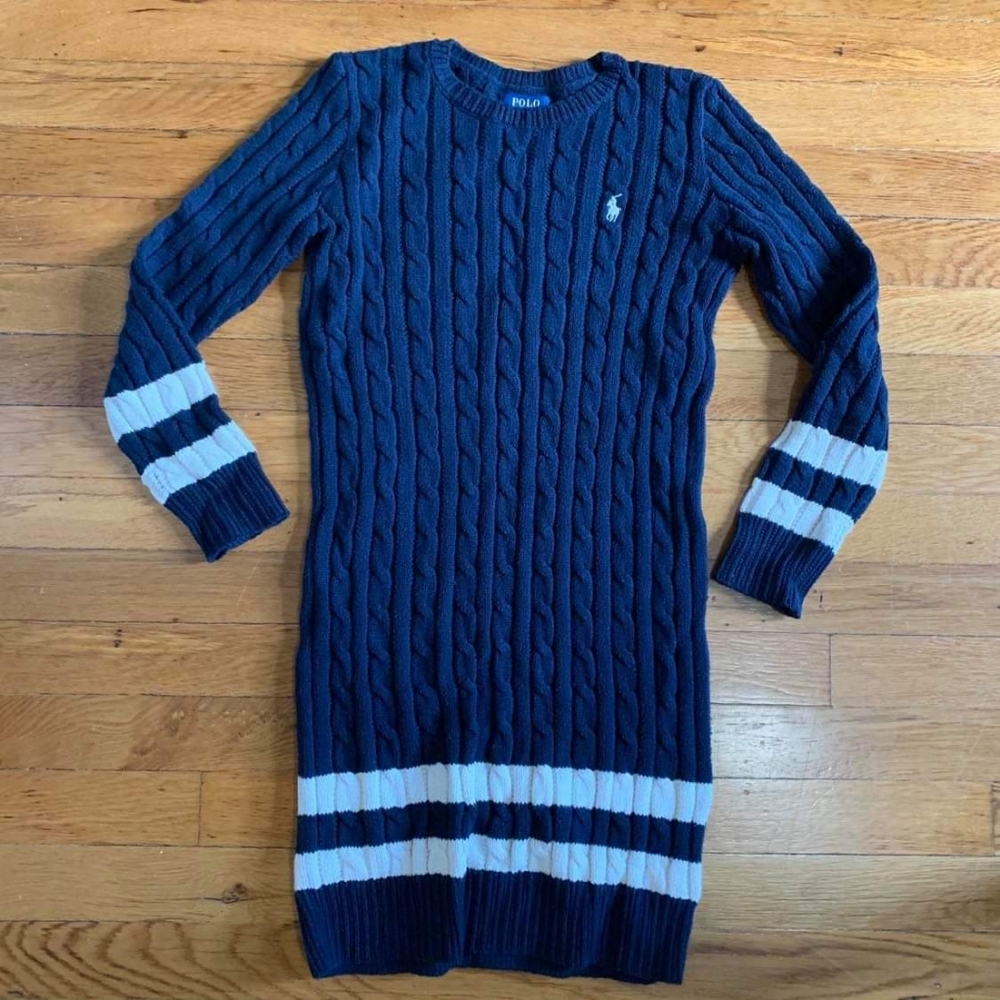 Polo Ralph Lauren cable sweater dress, girls sizeM